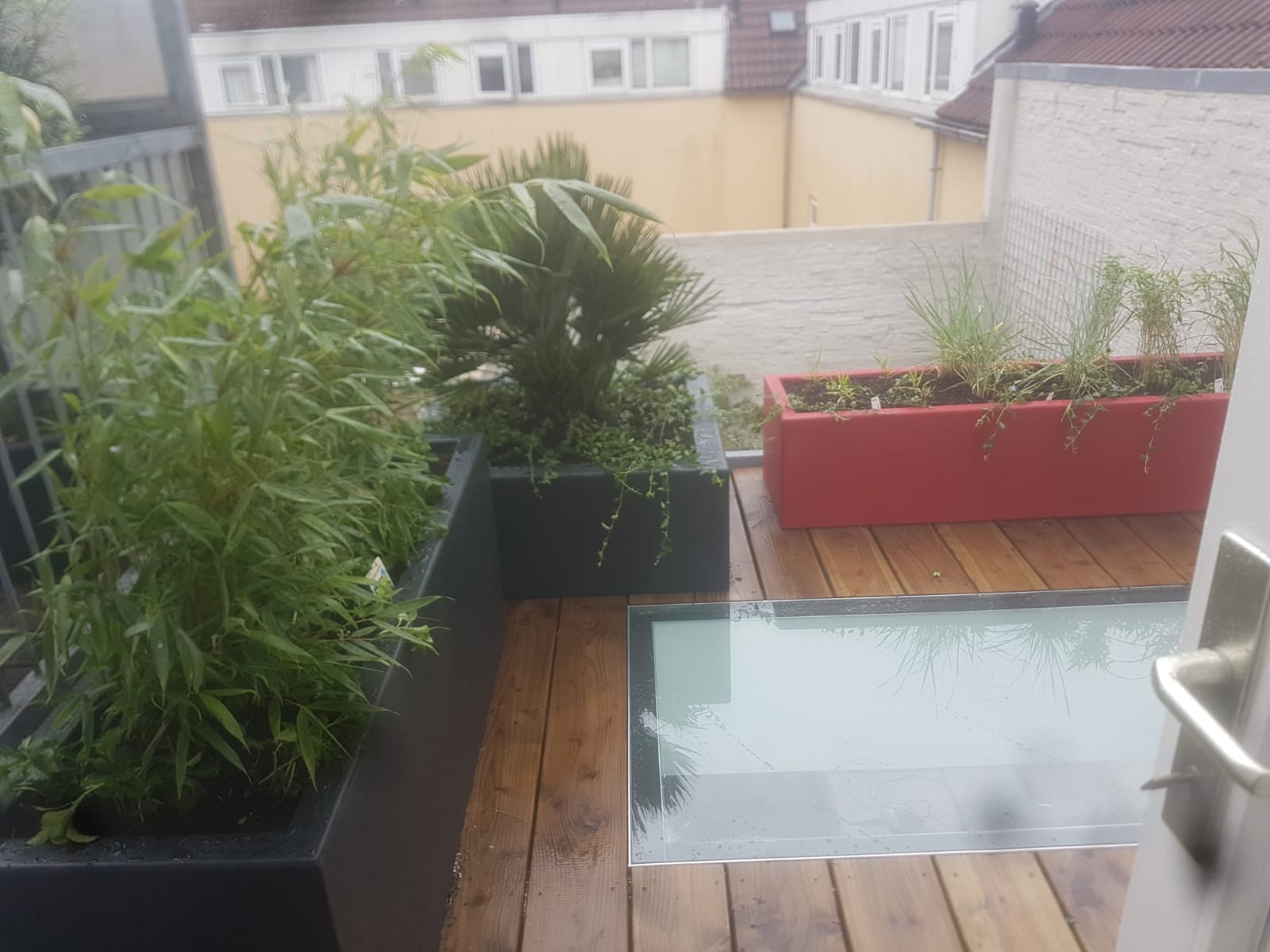 Dakterras ingericht